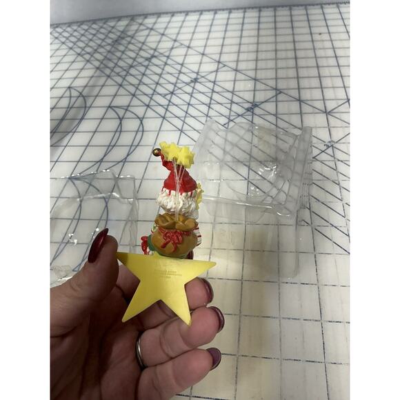 VTG 1989 Enesco Treasury Christmas Tree Ornament "Sparkles" Elf # 561843 NEW - Picture 3 of 8